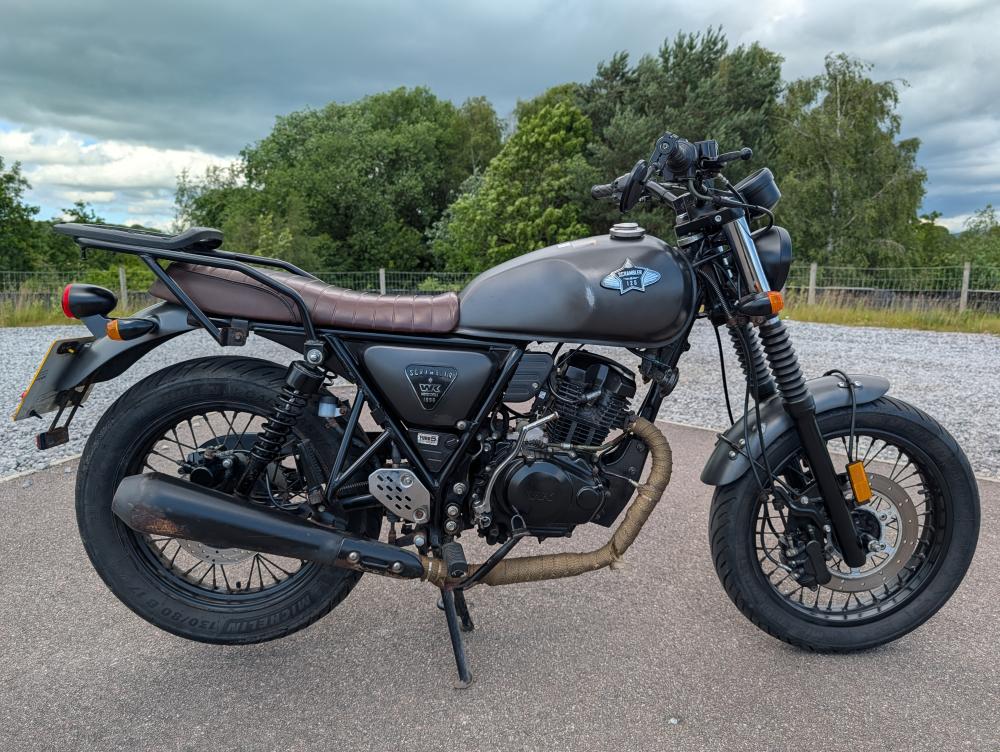 Main photo of this Used Wk Bikes SCRAMBLER 125 that's available to buy at Motorbikes 1980 Ltd, located in Congleton