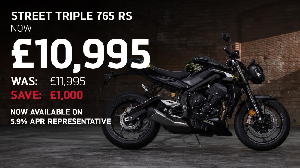 Main photo of this New Triumph STREET TRIPLE 765 RS that's available to buy at Triumph Oxford, located in Abingdon