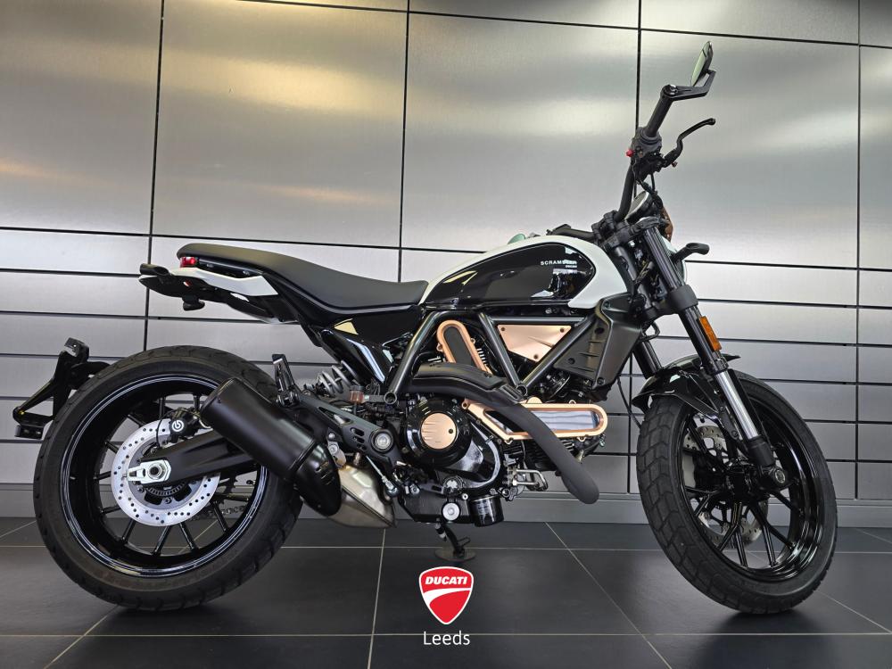 Main photo of this Used Scrambler 10° ANNIVERSARIO RIZOMA EDITION that's available to buy at Ducati Leeds, located in Shipley