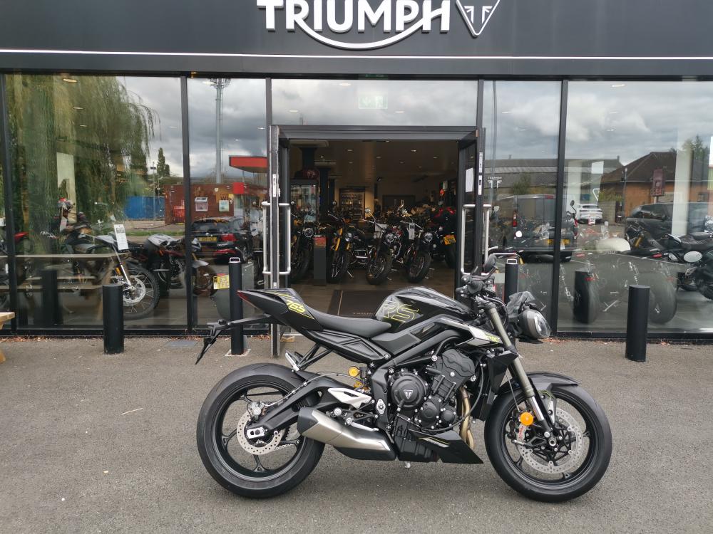 Main photo of this New Triumph STREET TRIPLE 765 RS that's available to buy at Sutton Honda Tamworth, located in Tamworth