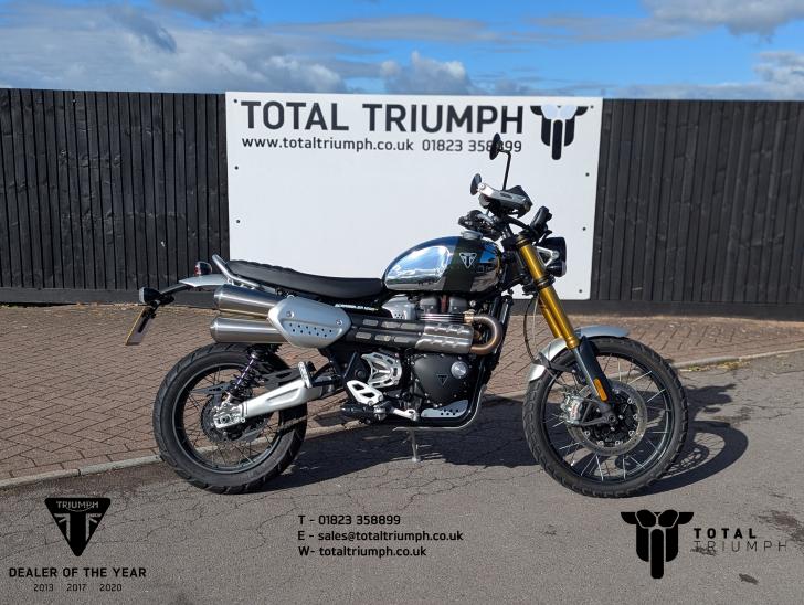 Here's a photo of the TRIUMPH SCRAMBLER 1200 XE, currently available for sale