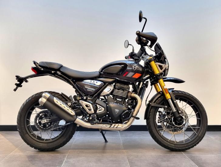 Here's a photo of the TRIUMPH SCRAMBLER 400 XC, currently available for sale