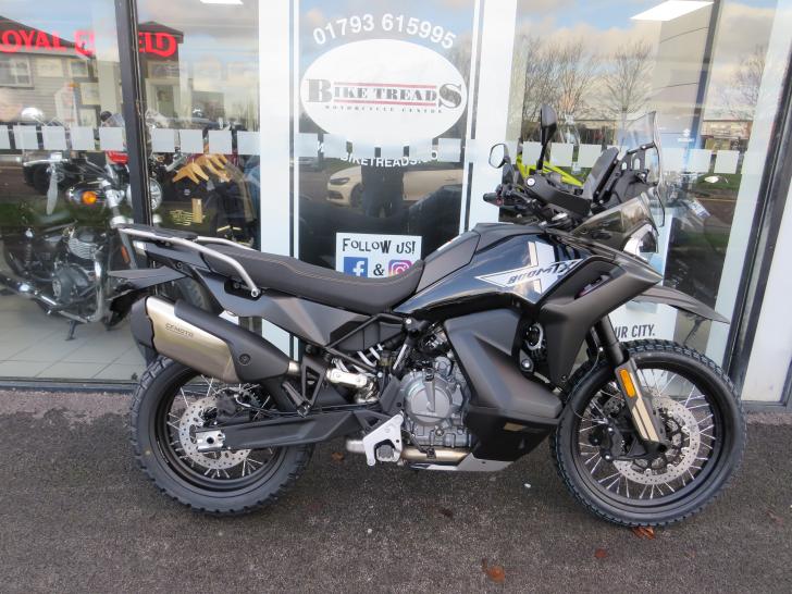 Here's a photo of the CFMOTO 800MT-X, currently available for sale