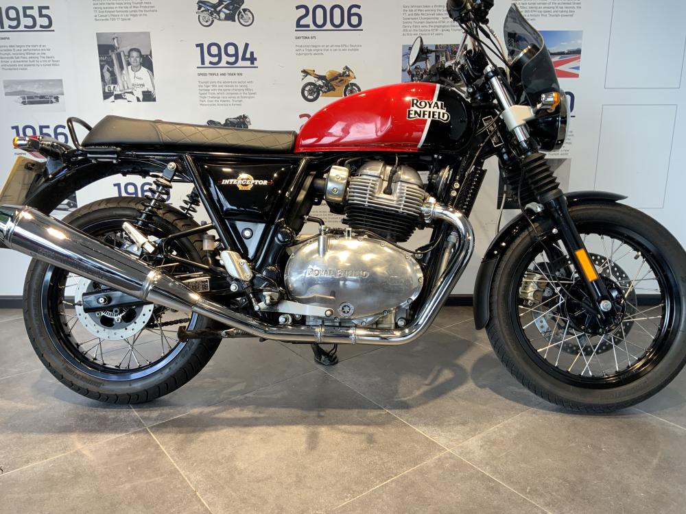 Main photo of this Used Royal Enfield INTERCEPTOR 650 that's available to buy at Blade Triumph Cheltenham, located in Cheltenham