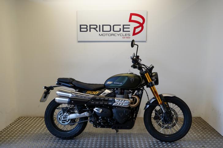 Here's a photo of the TRIUMPH SCRAMBLER 900, currently available for sale