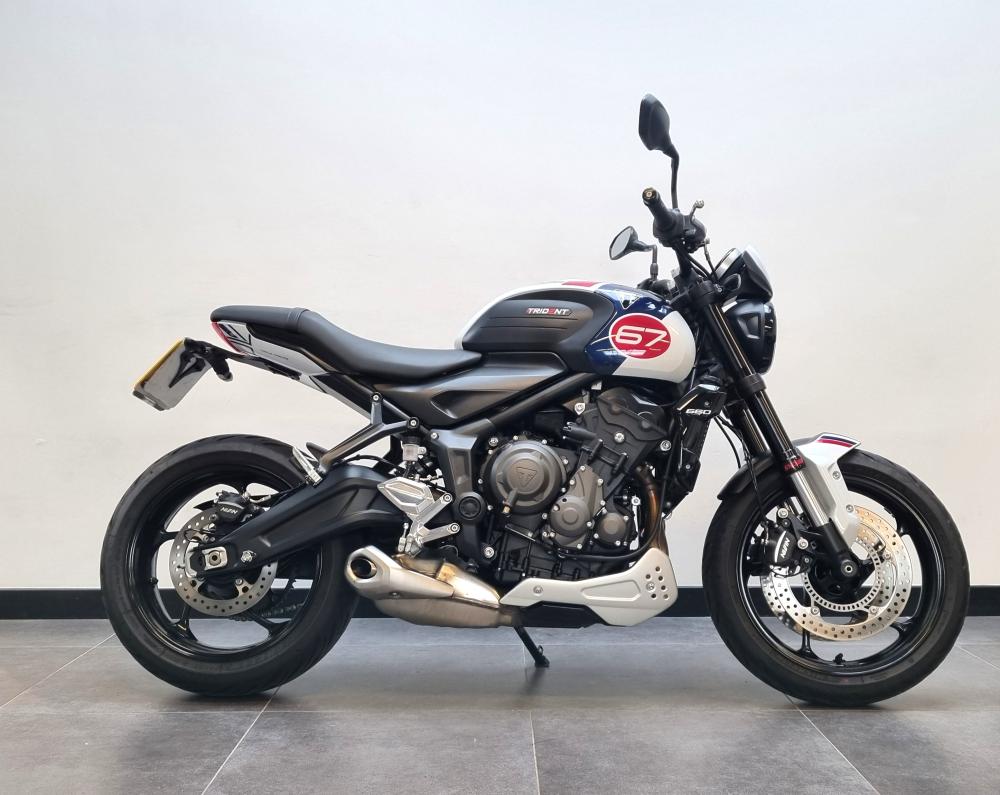 Main photo of this Used Triumph TRIDENT 660 TRIPLE TRIBUTE EDITION that's available to buy at Blade Triumph Stratford, located in  Stratford Upon Avon  
