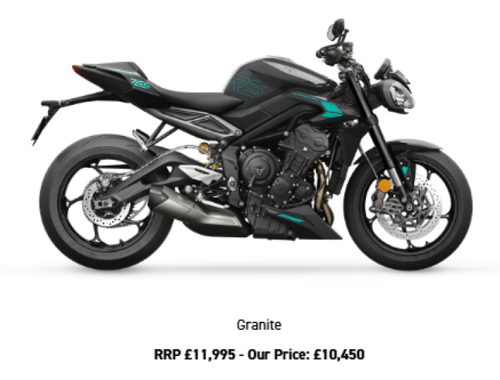 New Triumph STREET TRIPLE 765 RS