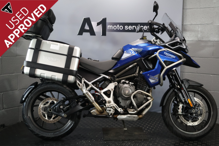 Here's a photo of the TRIUMPH TIGER 1200 GT PRO, currently available for sale
