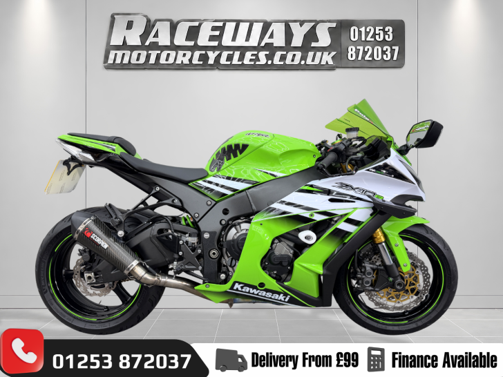 Here's a photo of the KAWASAKI NINJA ZX-10R, currently available for sale