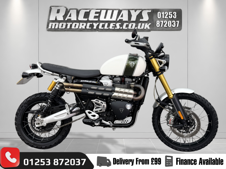 Here's a photo of the TRIUMPH SCRAMBLER 1200 XE, currently available for sale