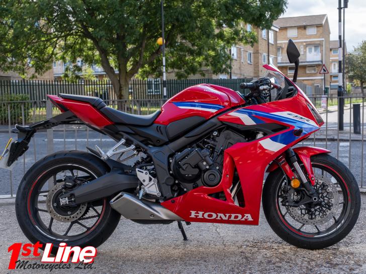 Here's a photo of the HONDA CBR650R E-CLUTCH, currently available for sale