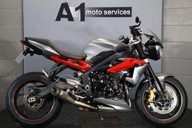 Here's a photo of the TRIUMPH STREET TRIPLE R, currently available for sale