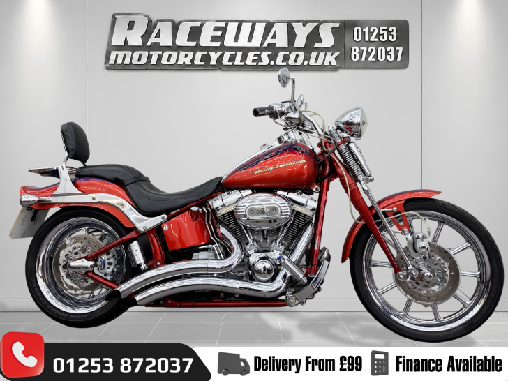 Here's a photo of the HARLEY-DAVIDSON CVO FXSTSSE SCREAMIN EAGLE SPRINGER CLASSIC, currently available for sale