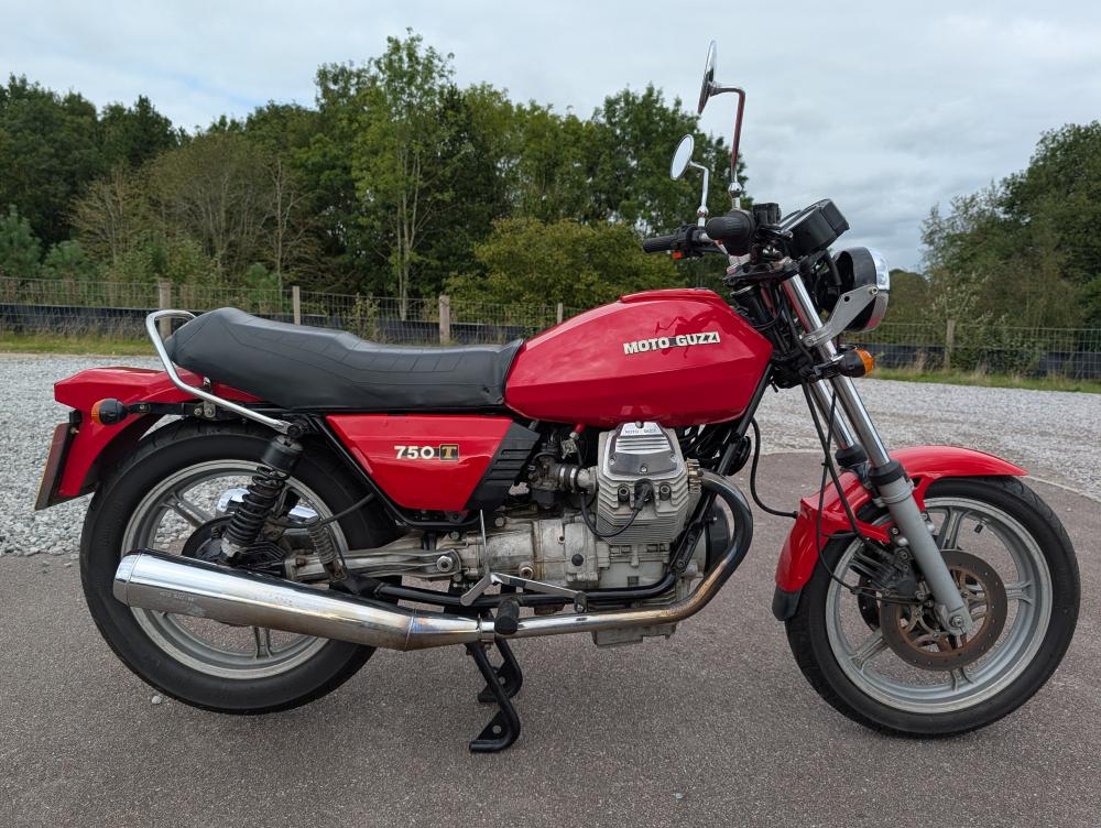 Main photo of this Used Moto Guzzi 750T that's available to buy at Motorbikes 1980 Ltd, located in Congleton