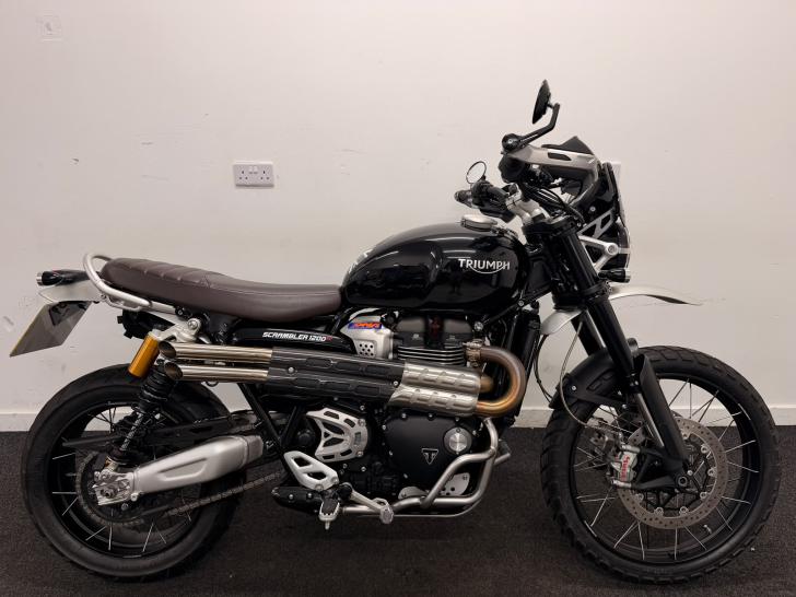 Here's a photo of the TRIUMPH SCRAMBLER 1200 XC, currently available for sale