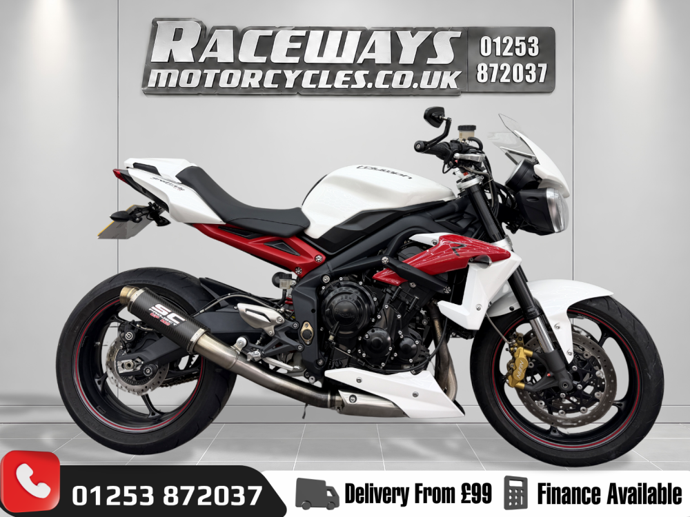 Main photo of this Used Triumph STREET TRIPLE  ABS that's available to buy at Raceways Motorcycles, located in Fleetwood