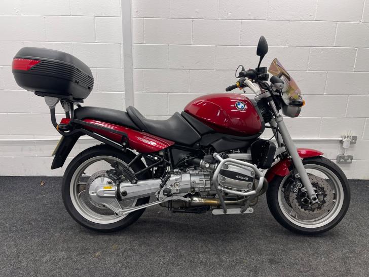 Here's a photo of the BMW R1100 R, currently available for sale