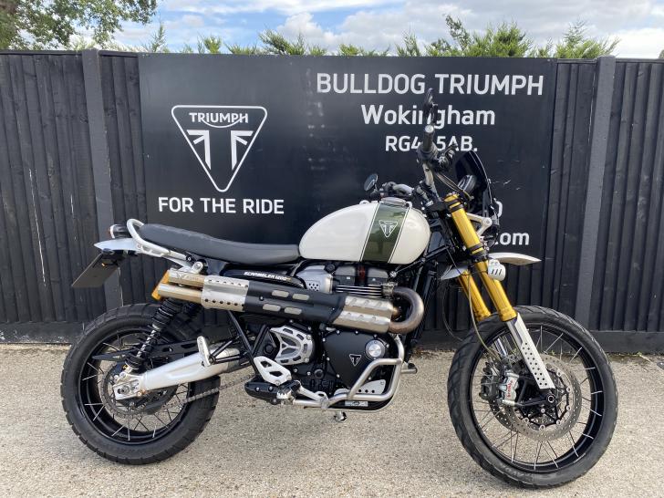 Here's a photo of the TRIUMPH SCRAMBLER 1200 XE, currently available for sale