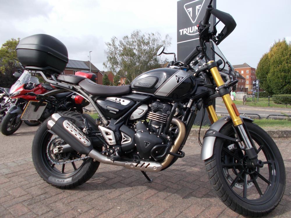 Main photo of this Used Triumph SCRAMBLER 400 X that's available to buy at Pure Triumph Wellingborough, located in Wellingborough