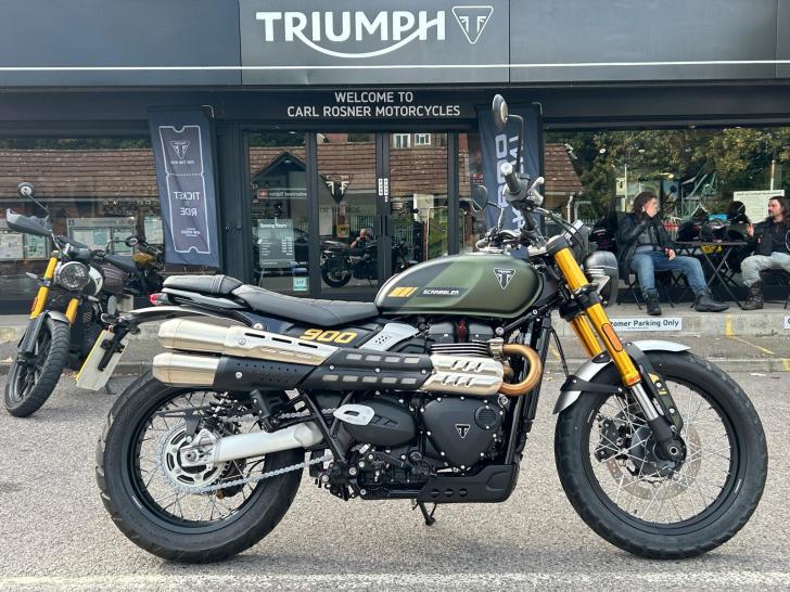Ex Demo Triumph SCRAMBLER 900