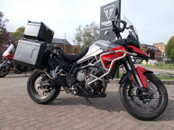 Here's a photo of the TRIUMPH TIGER 850 SPORT, currently available for sale