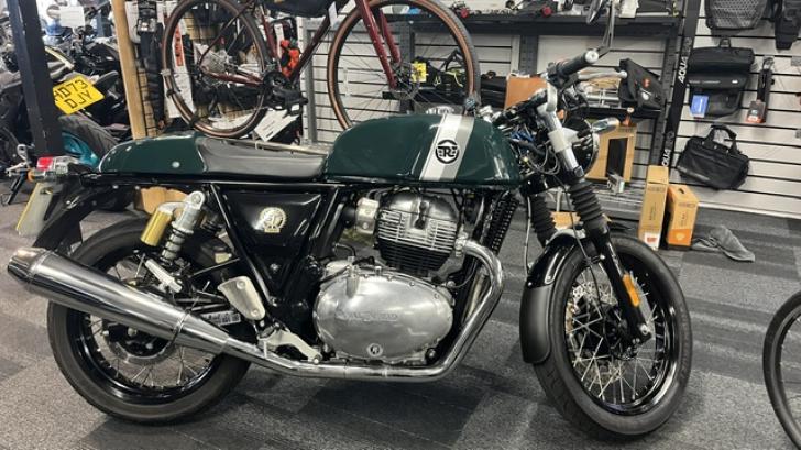 Here's a photo of the ROYAL ENFIELD CONTINENTAL GT 650, currently available for sale