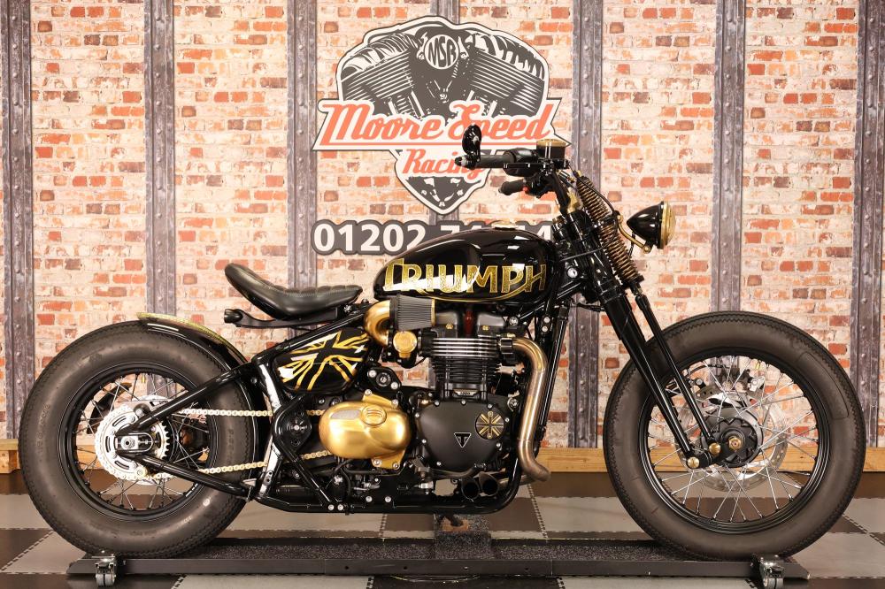 Main photo of this Used Triumph BOBBER that's available to buy at Moore Speed Racing, located in Poole