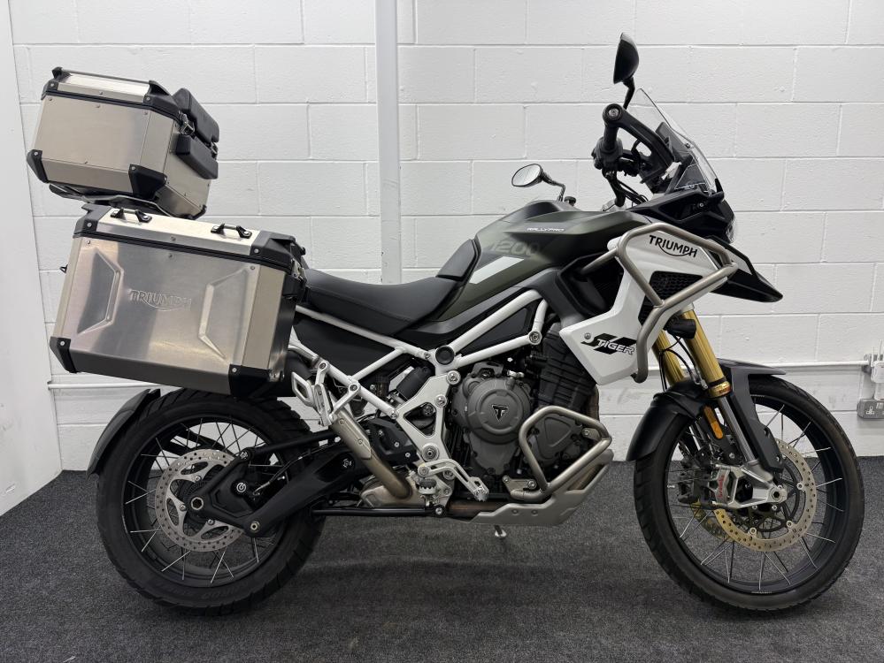 Main photo of this Used Triumph TIGER 1200 RALLY PRO that's available to buy at KH Motorcycles - Market Harborough, located in Market Harborough