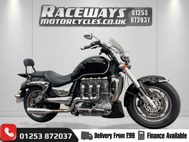 Here's a photo of the TRIUMPH ROCKET III, currently available for sale