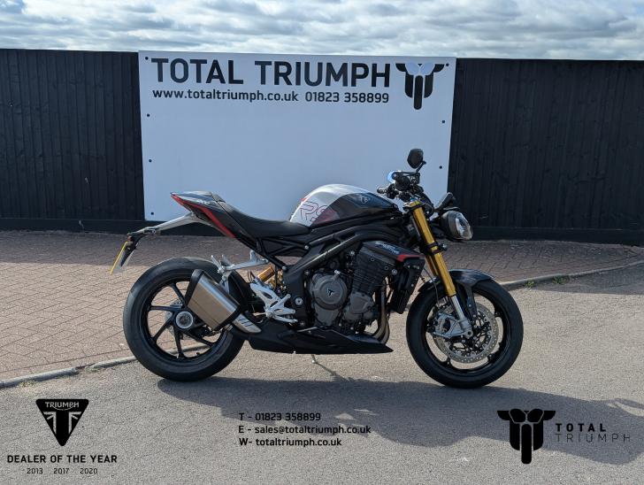 Here's a photo of the TRIUMPH SPEED TRIPLE 1200 RS, currently available for sale