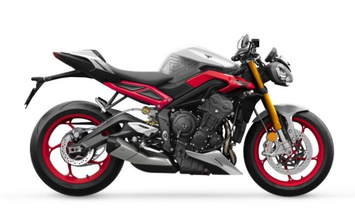 Here's a photo of the TRIUMPH STREET TRIPLE 765 RX, currently available for sale