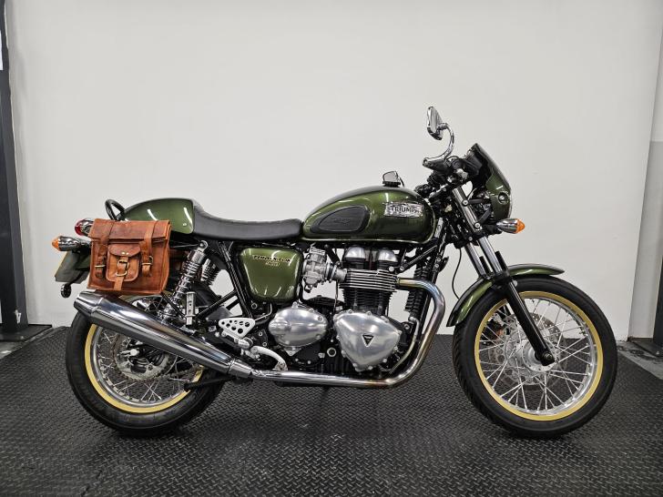 Here's a photo of the TRIUMPH THRUXTON, currently available for sale