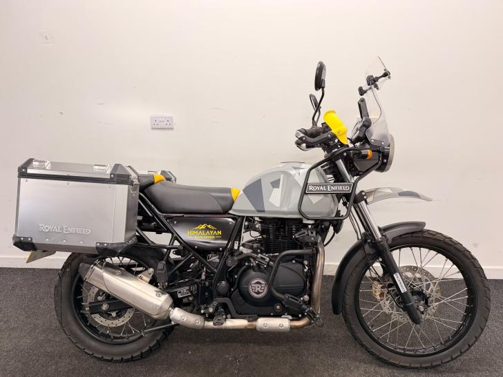 Here's a photo of the ROYAL ENFIELD HIMALAYAN, currently available for sale