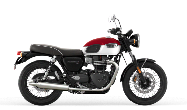 Here's a photo of the TRIUMPH BONNEVILLE T100, currently available for sale