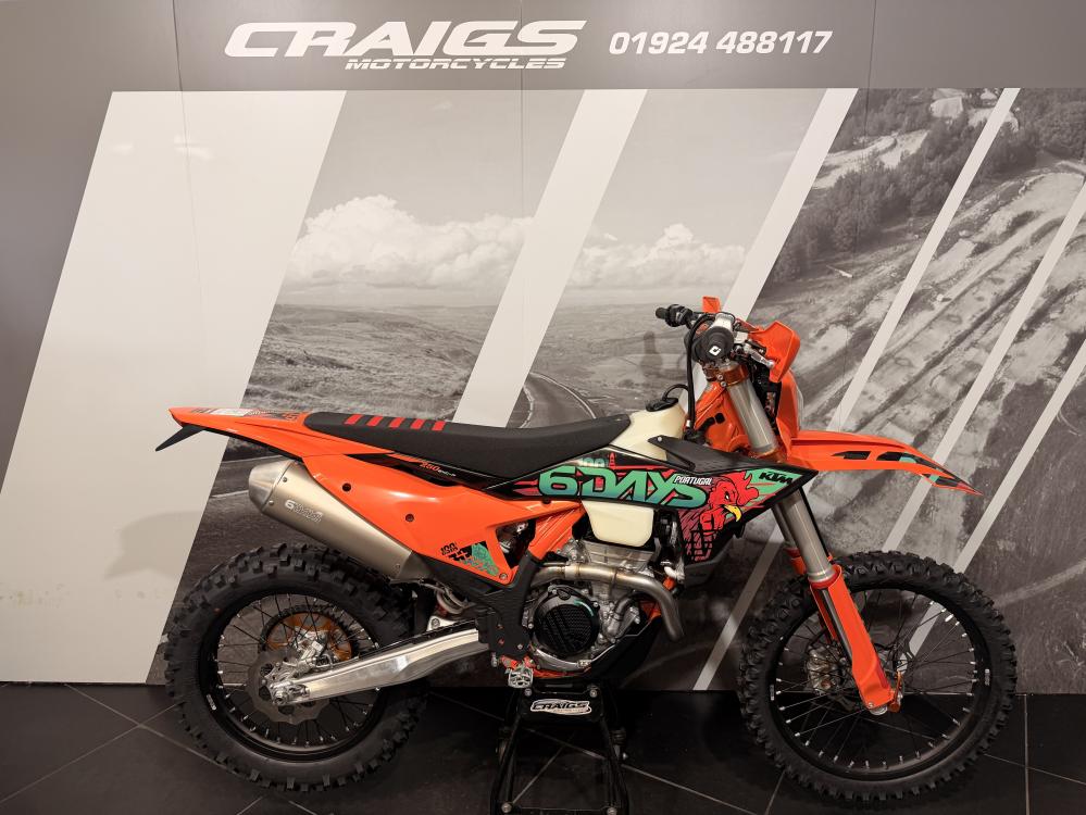 Main photo of this New KTM 250 EXC-F SIX DAYS that's available to buy at Craigs Motorcycles Ltd, located in Dewsbury