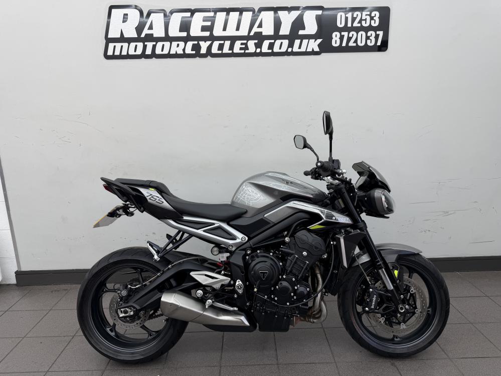 Main photo of this Used Triumph STREET TRIPLE 765 R that's available to buy at Raceways Motorcycles, located in Fleetwood