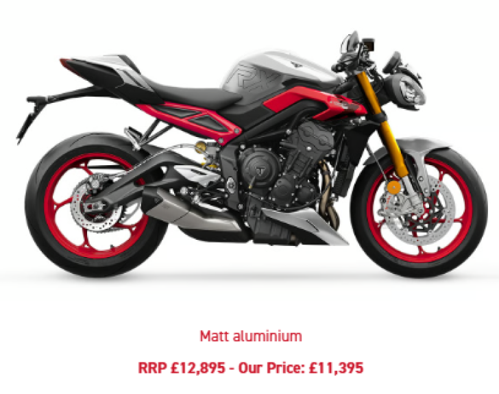 TRIUMPH STREET TRIPLE 765 RX