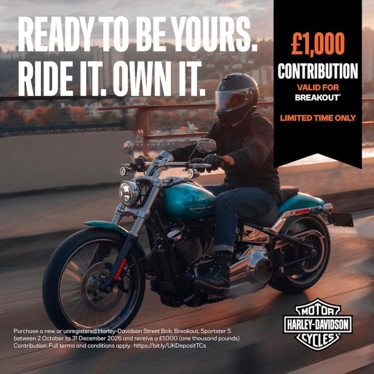 Here's a photo of the HARLEY-DAVIDSON SOFTAIL FXBR BREAKOUT, currently available for sale